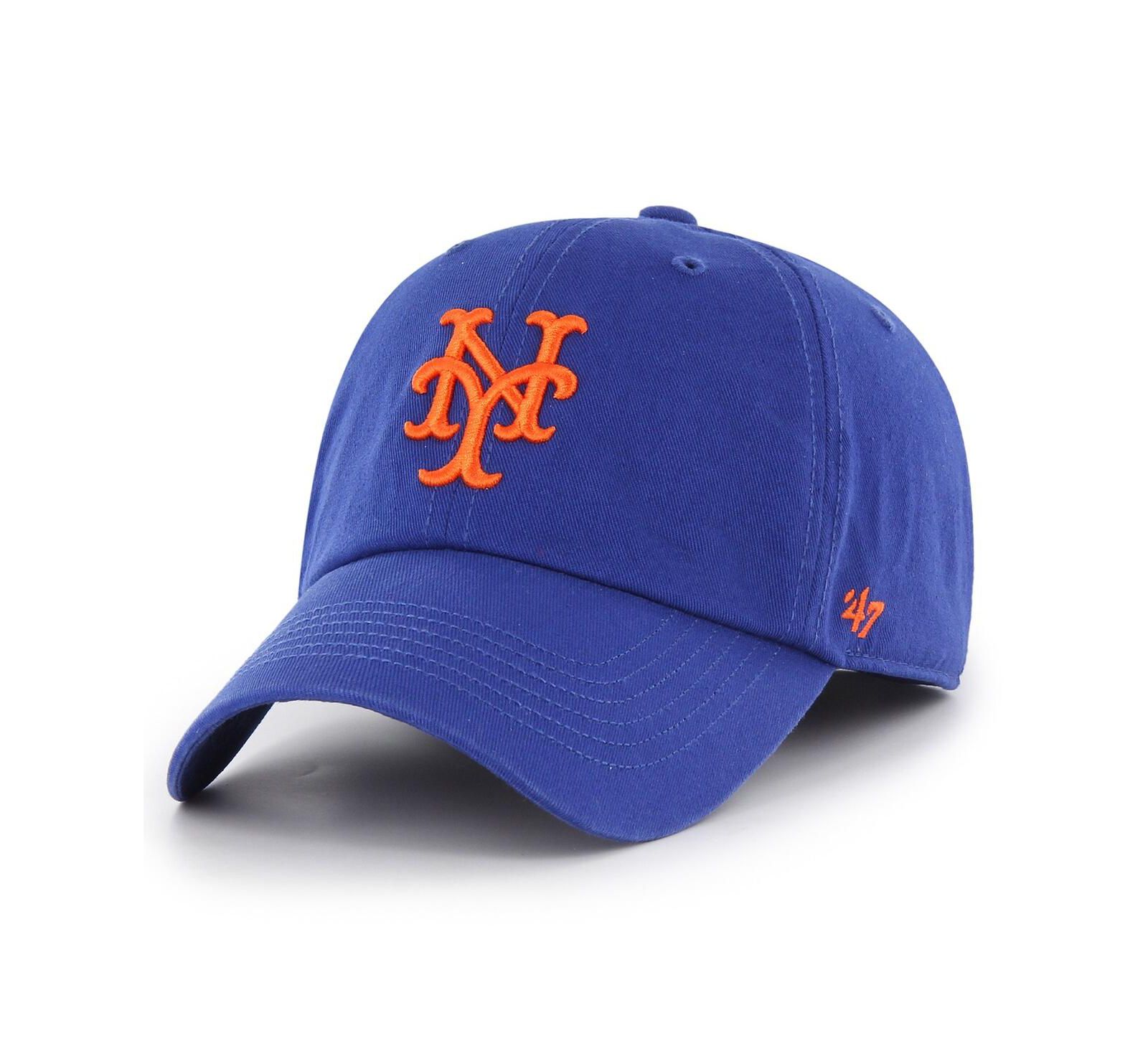 Men's '47 Brand Royal New York Mets Cooperstown Collection Franchise Fitted Hat