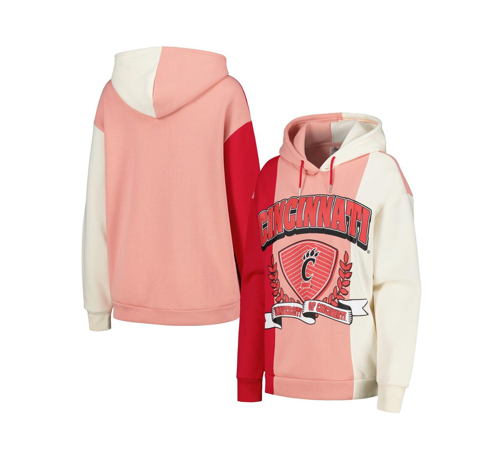 Женское худи Gameday Couture Red Cincinnati Bearcats Hall of Fame Colorblock Pullover