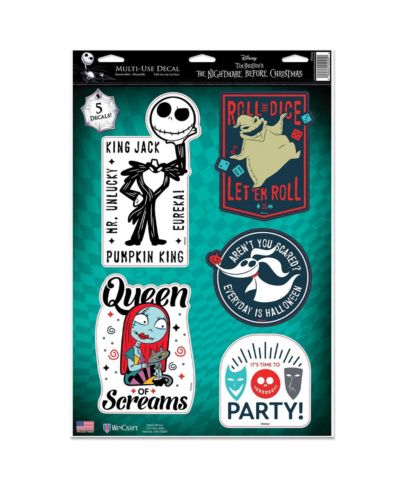 Wincraft The Nightmare Before Christmas многоразовая наклейка 11" x 17"