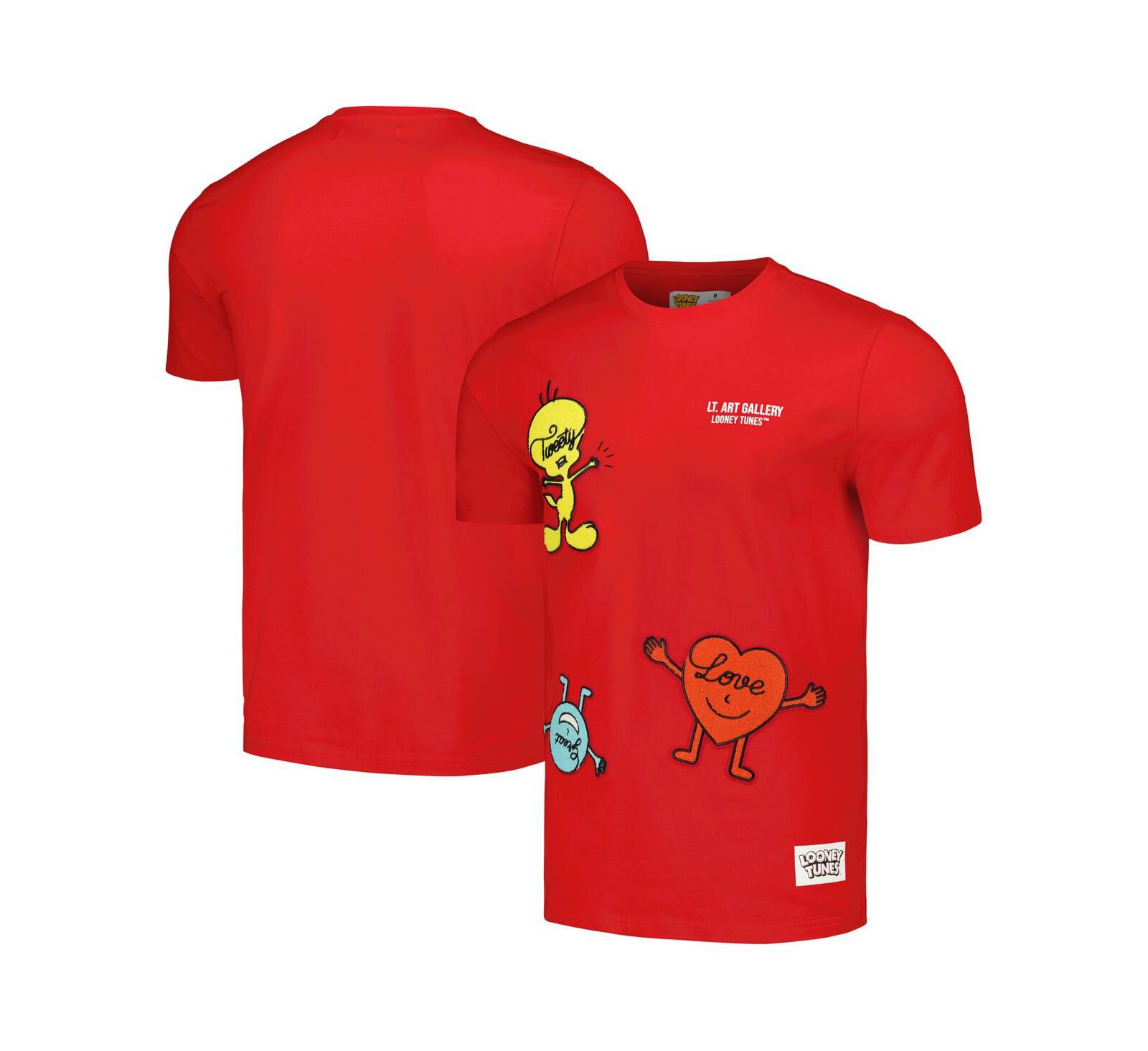 Men's and Women's Freeze Max Red Looney Tunes Positive Energy T-shirt