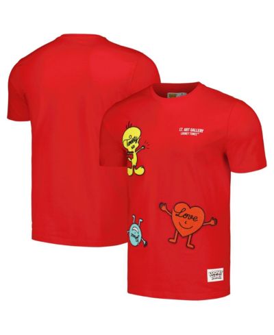 Мужская и женская футболка Freeze Max Red Looney Tunes Positive Energy