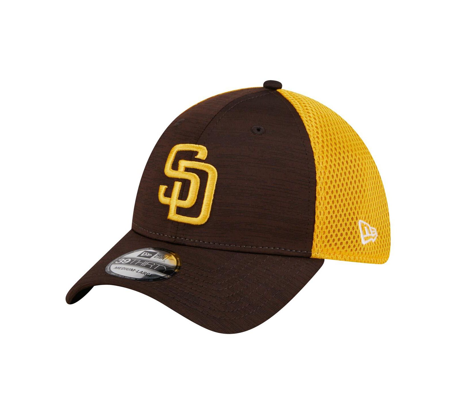 Мужская New Era Brown San Diego Padres Neo 39THIRTY Flex Hat