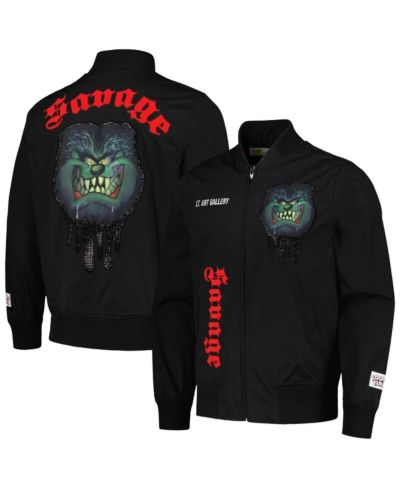Мужская куртка на молнии Freeze Max Black Looney Tunes Taz на Хэллоуин из твилла