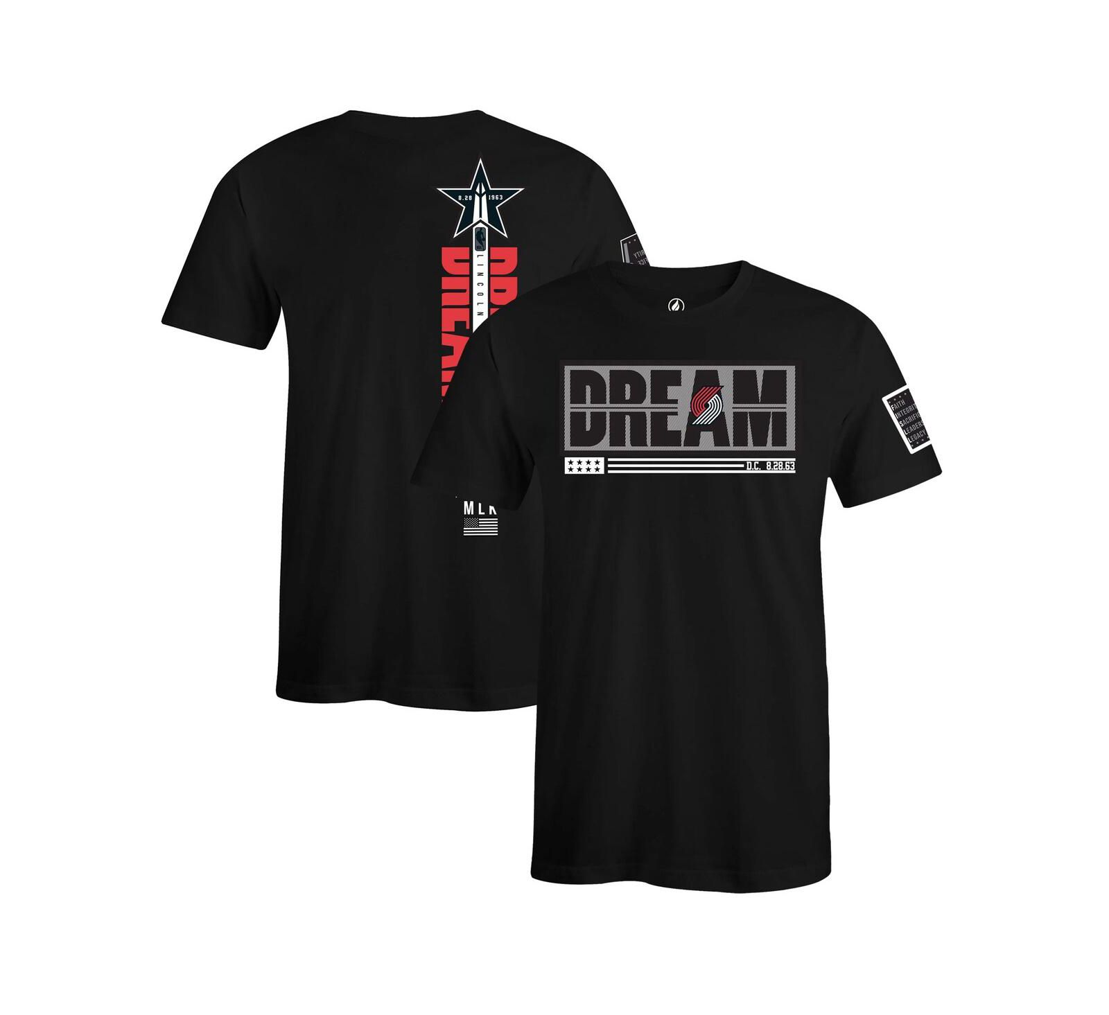 FISLL Мужская и женская футболка Portland Trail Blazers
