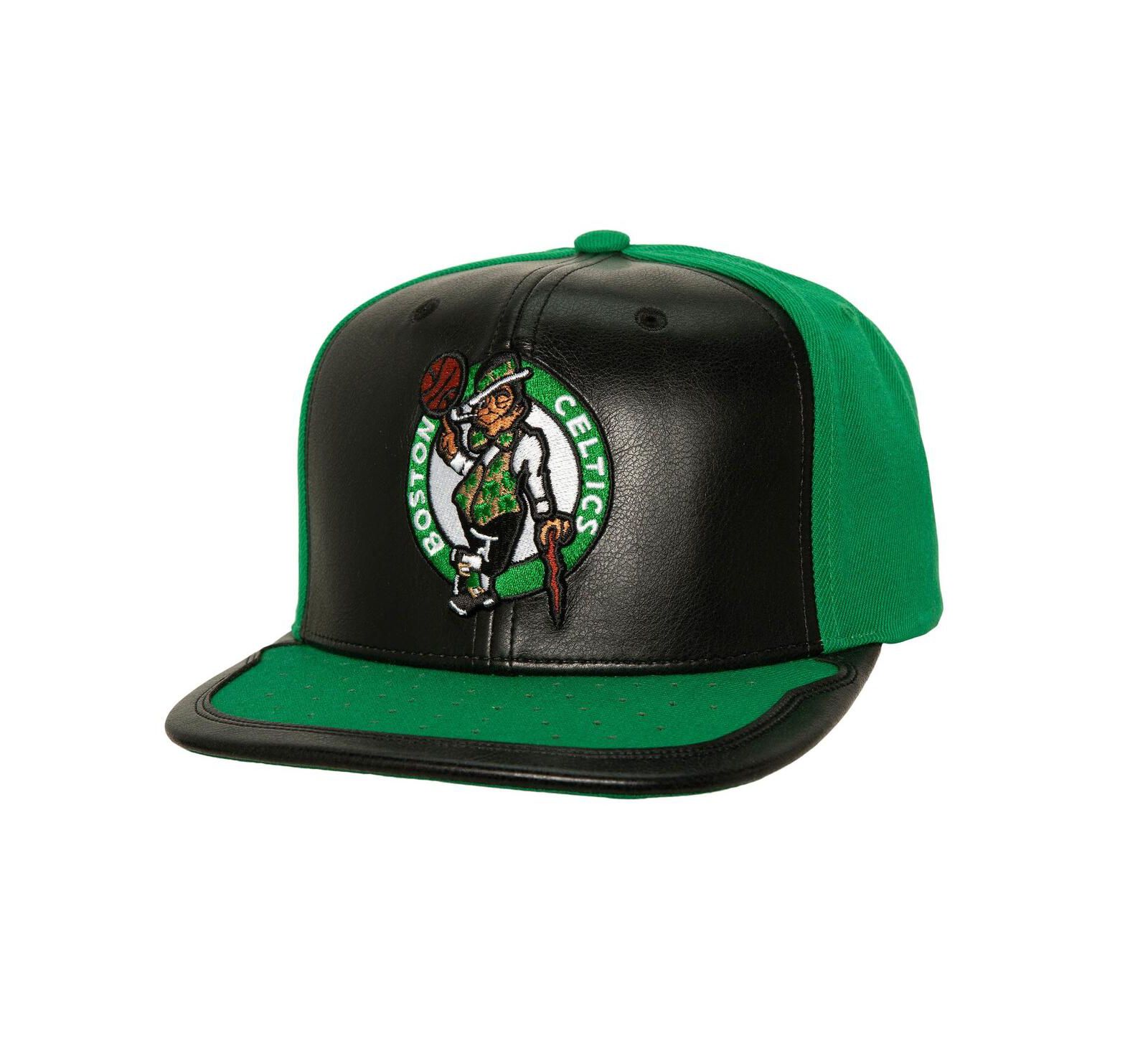 Mitchell & Ness Мужская кепка Snapback, черный/зеленый, Boston Celtics Day One