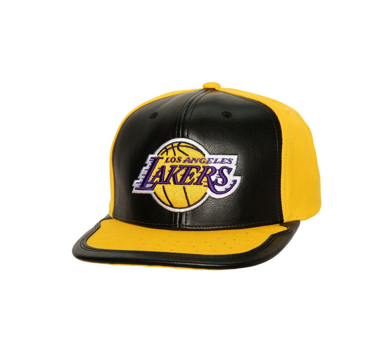 Mitchell & Ness Мужская кепка Snapback Los Angeles Lakers Black, Gold