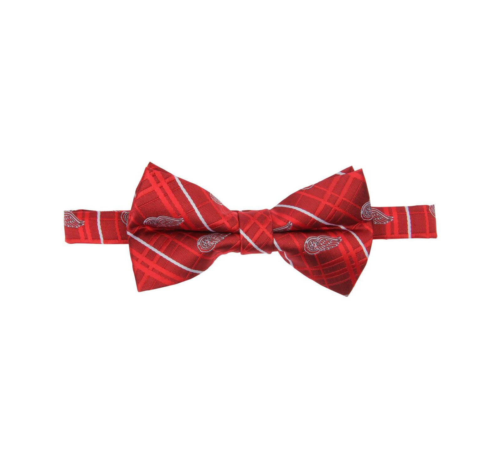 Men's Red Detroit Red Wings Oxford Bow Tie