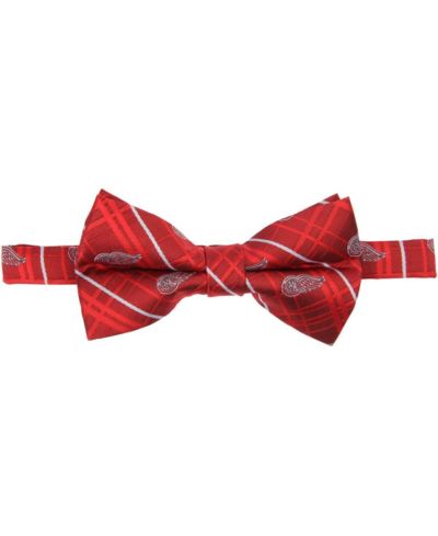 Men's Red Detroit Red Wings Oxford Bow Tie
