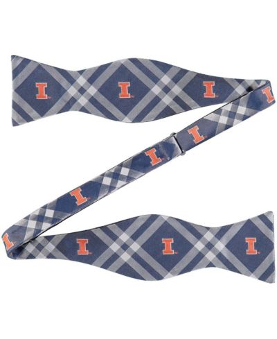 Мужской темно-синий самовязной галстук-бабочка Illinois Fighting Illini Rhodes
