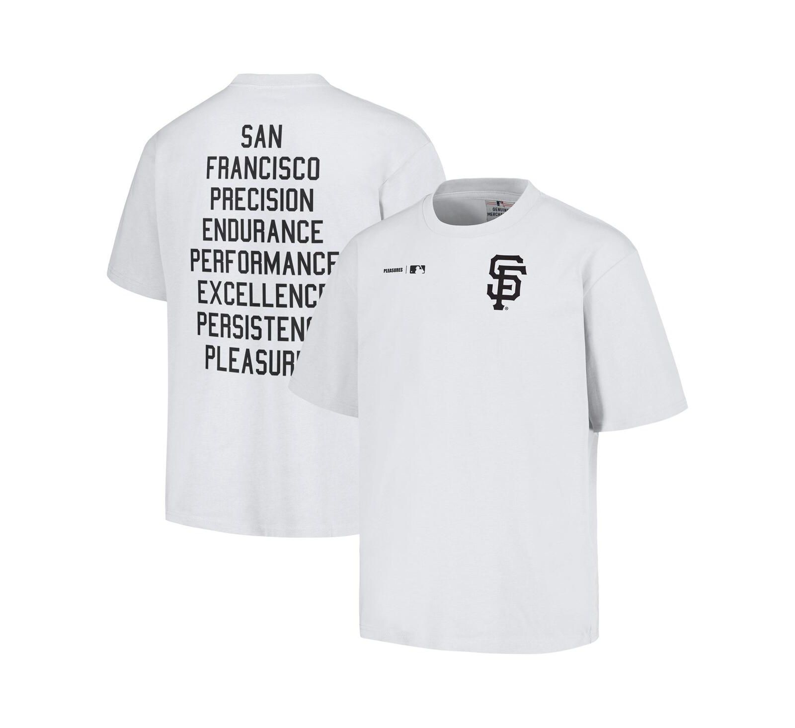 Мужская футболка PLEASURES White San Francisco Giants Precision