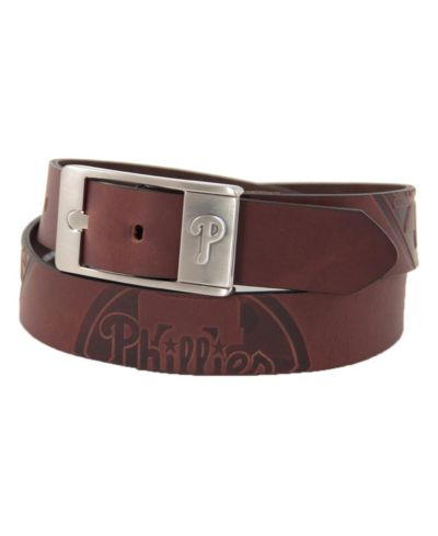 Мужской кожаный ремень Eagles Wings Brown Philadelphia Phillies Brandish