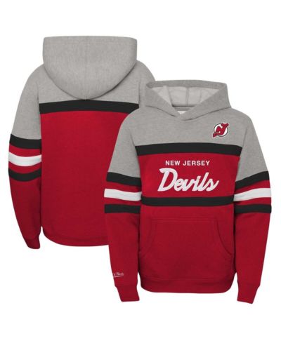 Худи Mitchell & Ness Red New Jersey Devils Head Coach для мальчиков и девочек