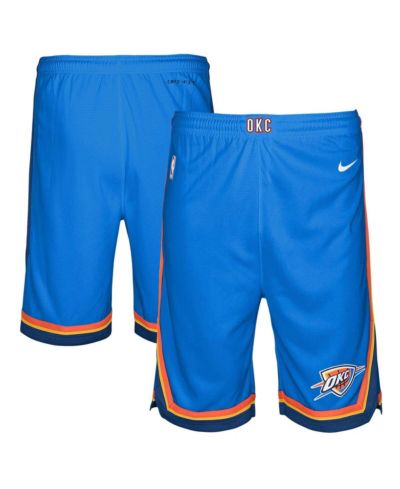 Шорты Nike Blue Oklahoma City Thunder Swingman Performance для мальчиков и девочек – Icon Edition