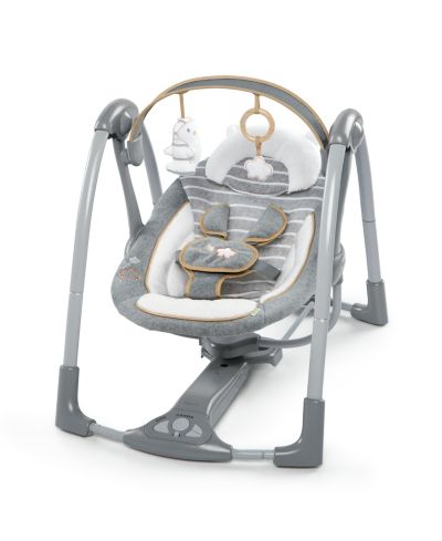 Портативные качели Ingenuity Boutique Collection™ Swing 'n Go™ - Bella Teddy™