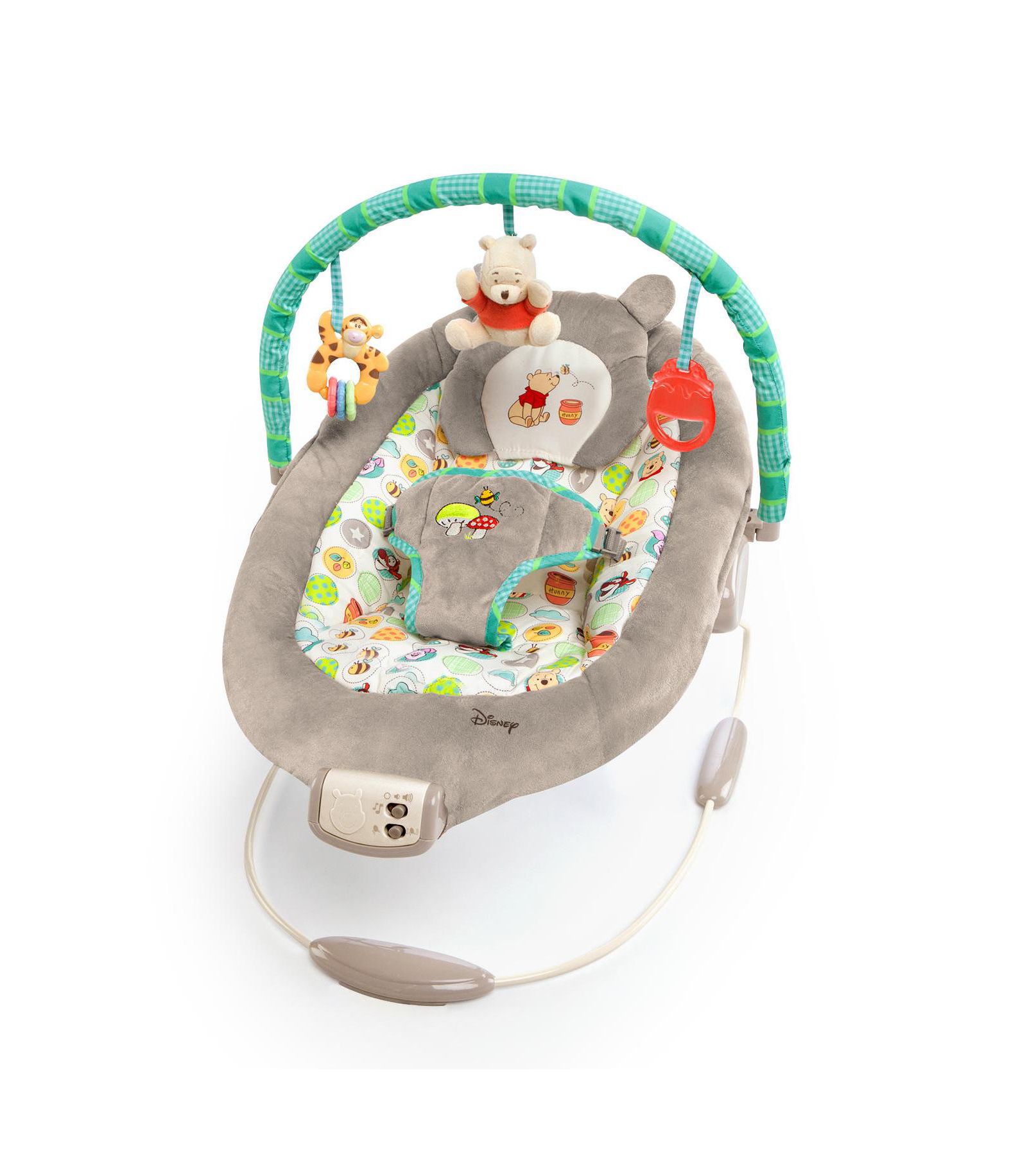 Winnie The Pooh Dots Hunny Pots Bouncer