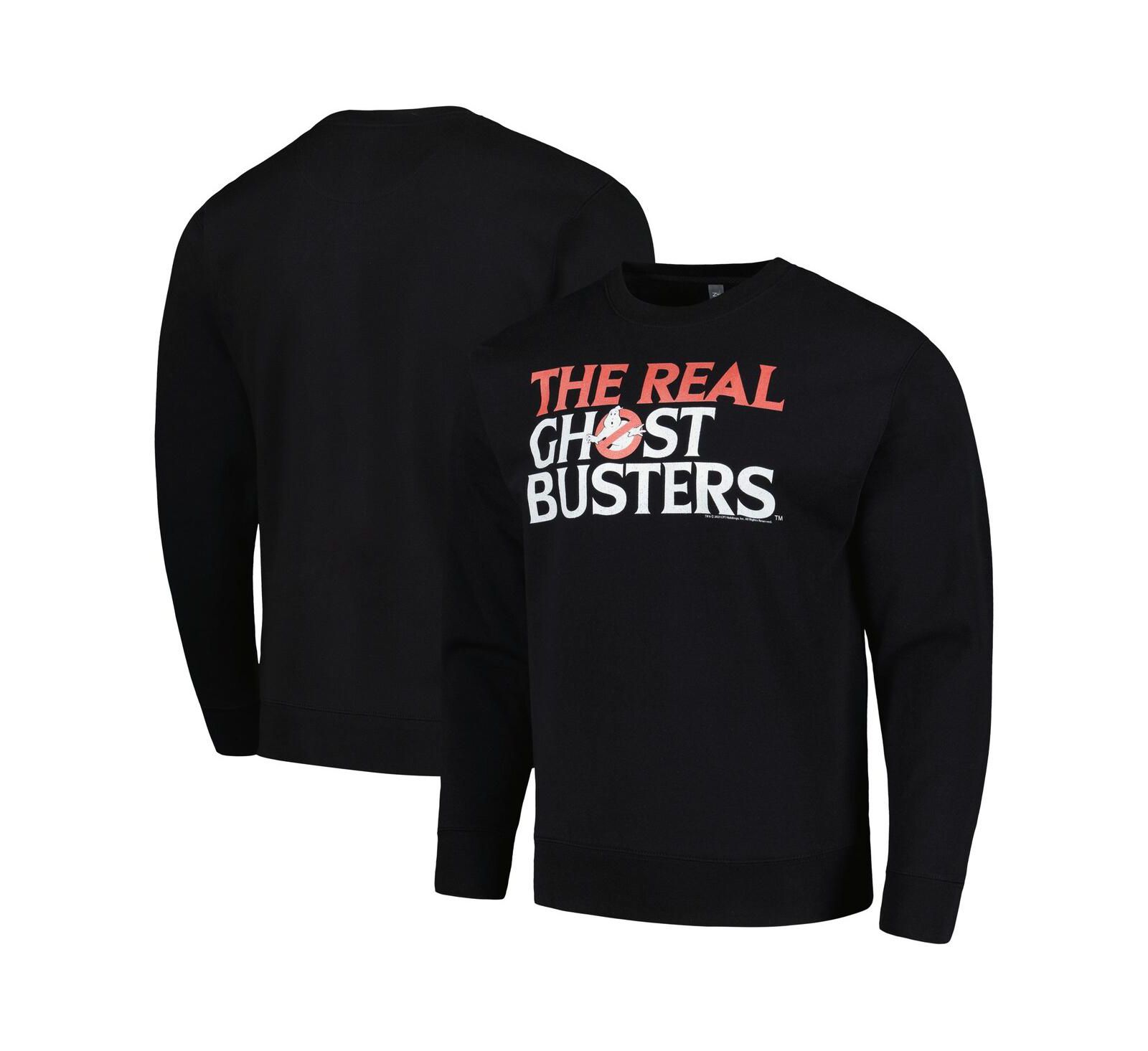 Свитшот American Classics Men's Black The Real Ghostbusters Logo Pullover