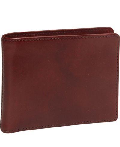 Мужской кожаный кошелек Bosca Executive Dark Brown