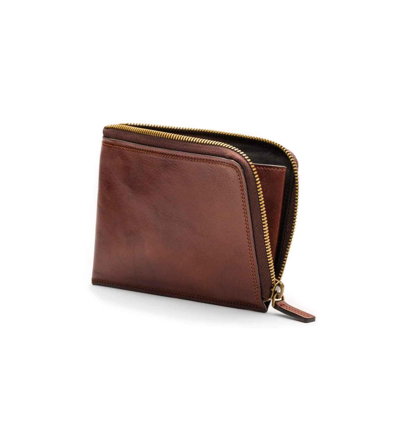 Bosca мужской кошелек Dolce Zip Passport Euro с RFID
