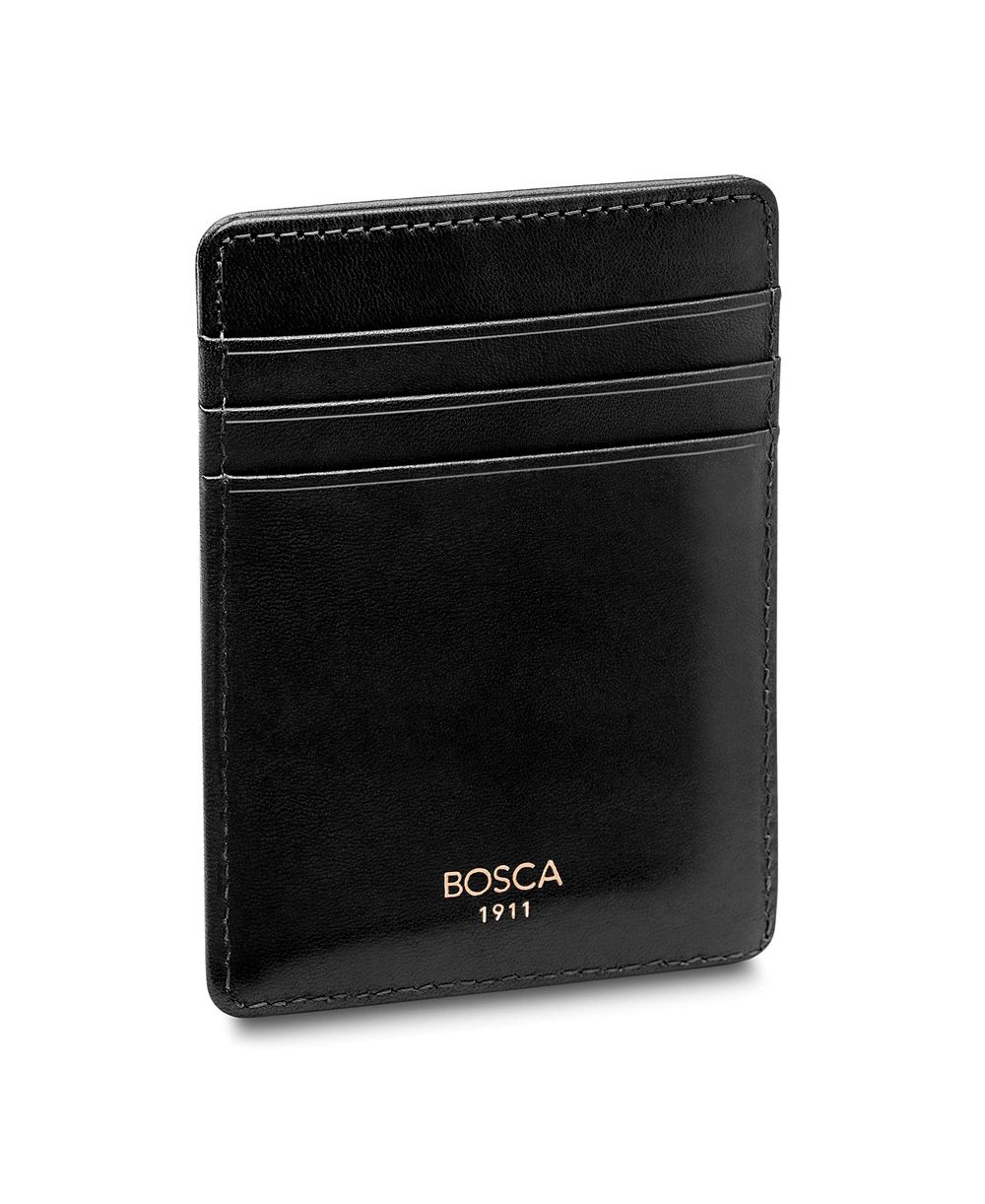 Bosca Men's Old Leather Deluxe Front Pocket Wallet