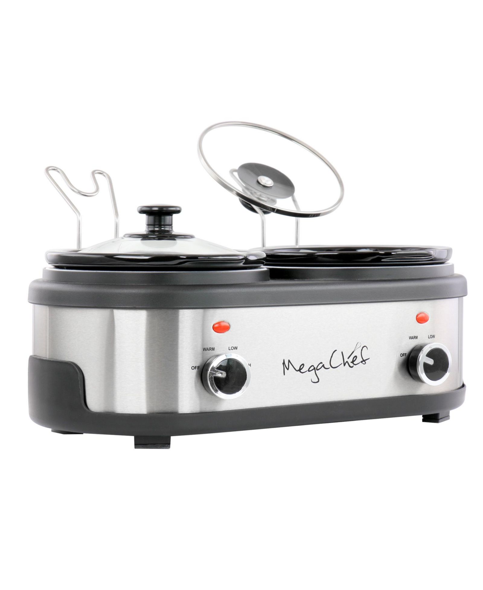 Медленноварка Megachef Dual 1.5 Quart Crock Buffet
