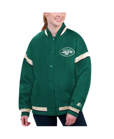 Женская куртка Starter Green New York Jets Tournament Full-Snap Varsity