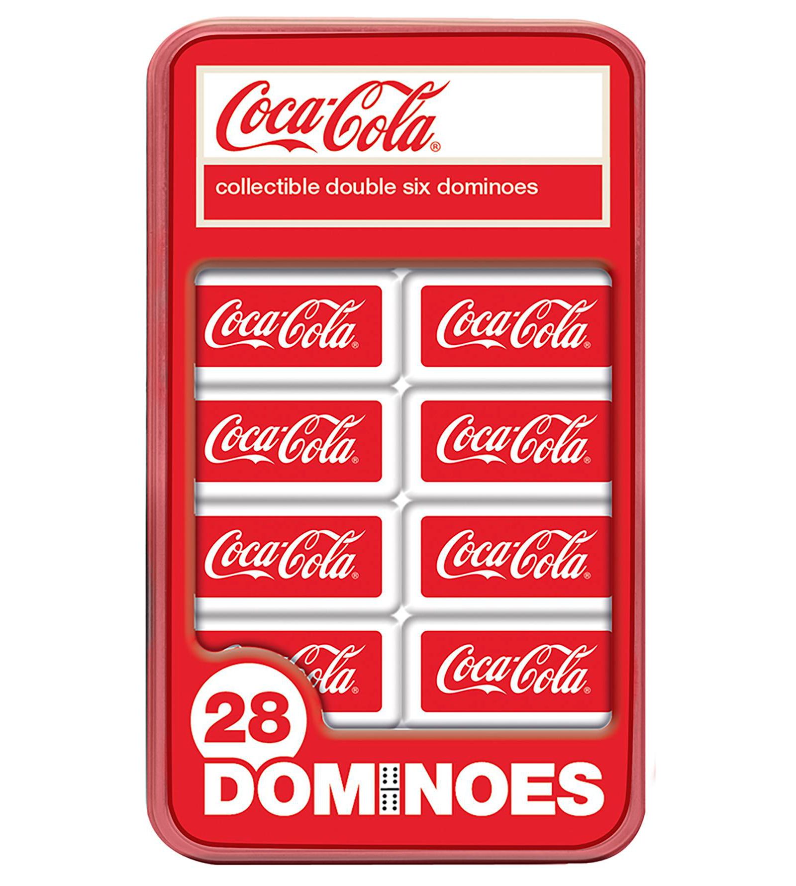 MasterPieces Tile Games - Coca-Cola Picture Dominoes Набор из 28 предметов