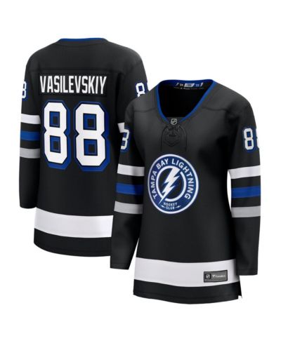 Женская джерси Fanatics Andrei Vasilevskiy Black Tampa Bay Lightning Alternate Premier Breakaway Player