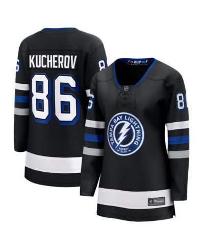 Женская джерси Fanatics Nikita Kucherov Tampa Bay Lightning Alternate Premier Breakaway, черная