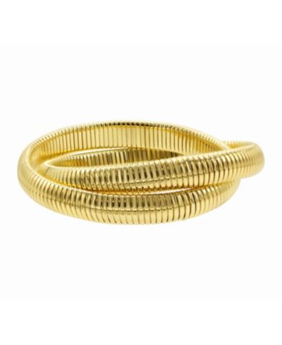 Браслет ADORNIA 14K Gold-Plated 2-Layer Omega Chain