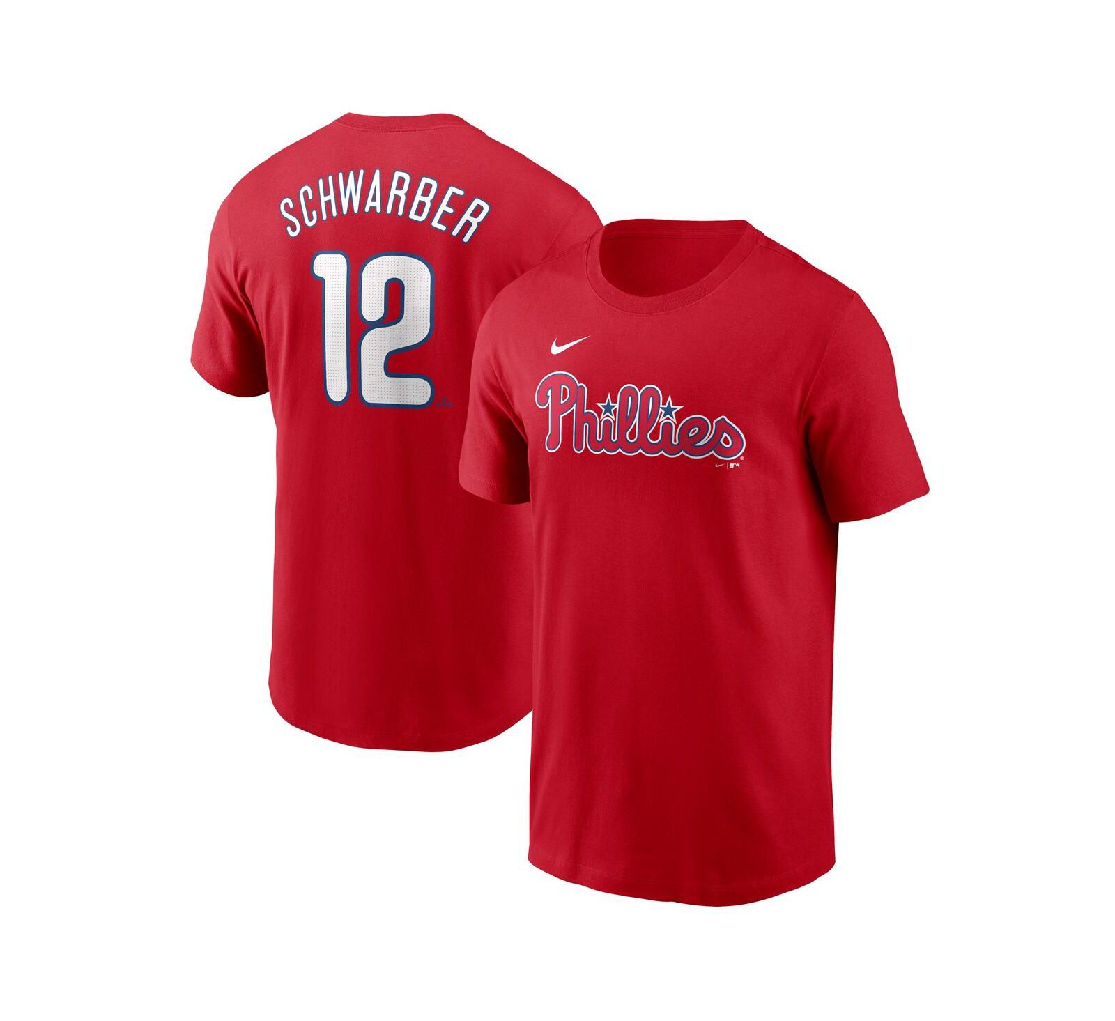 Мужская футболка Nike Kyle Schwarber Philadelphia Phillies Fuse