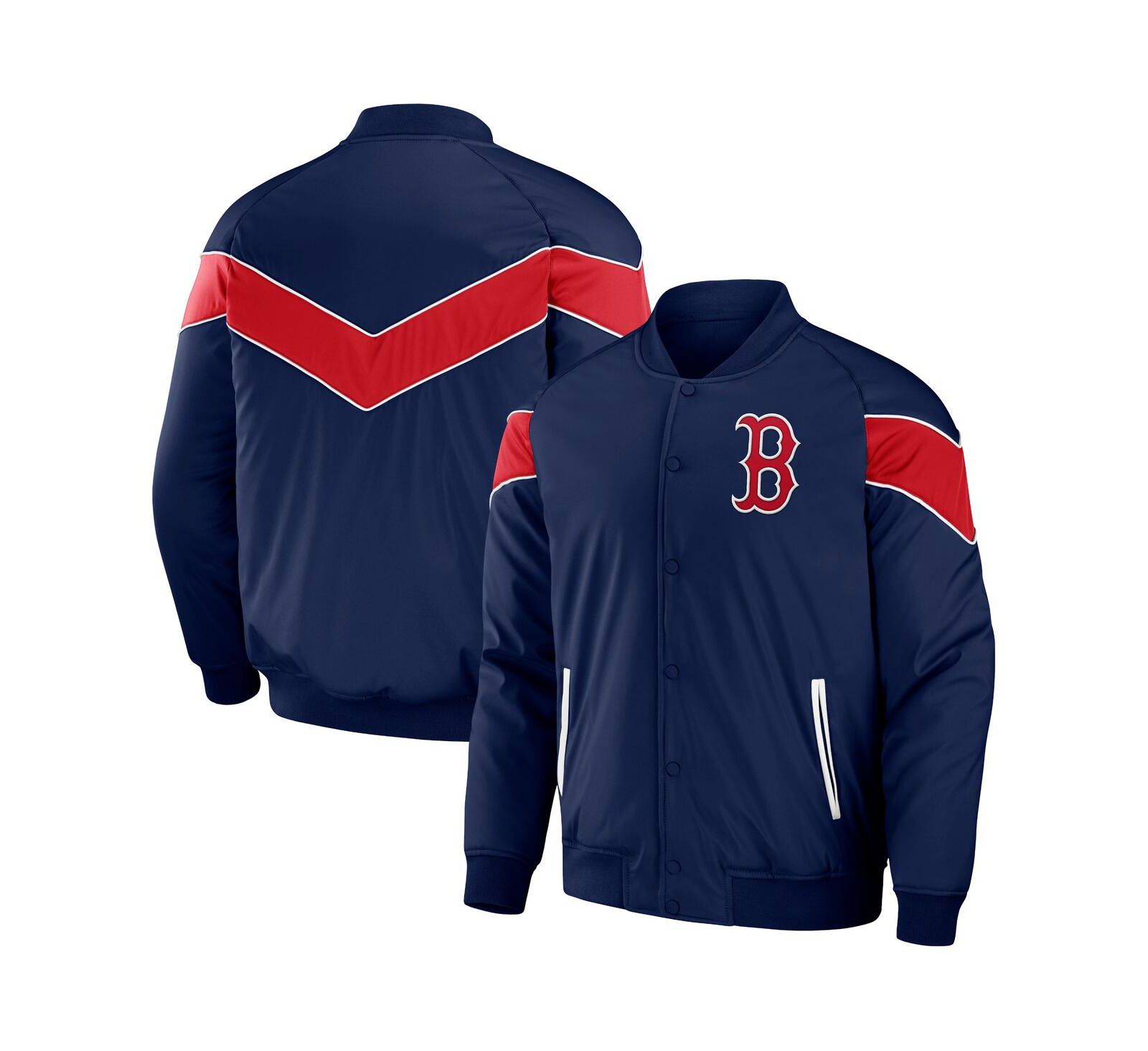Fanatics Мужская куртка-реглан Darius Rucker Collection Navy Boston Red Sox Full-Snap