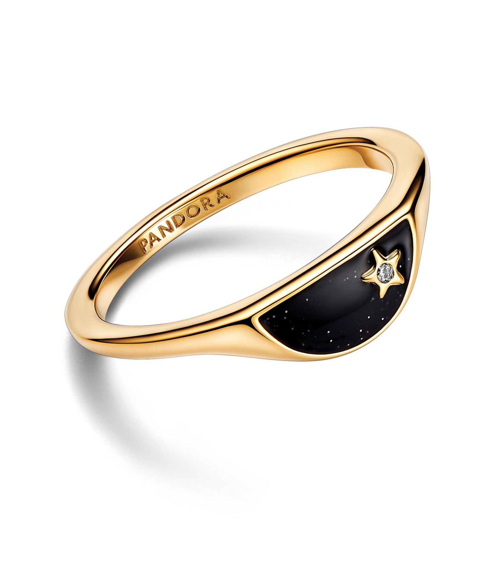 Pandora Кольцо с эмалью и прозрачными камнями Cubic Zirconia