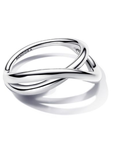 Pandora   Shaped Infinity Ring
