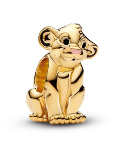 Подвеска Pandora 14K Gold-Plated The Lion King Simba Charm