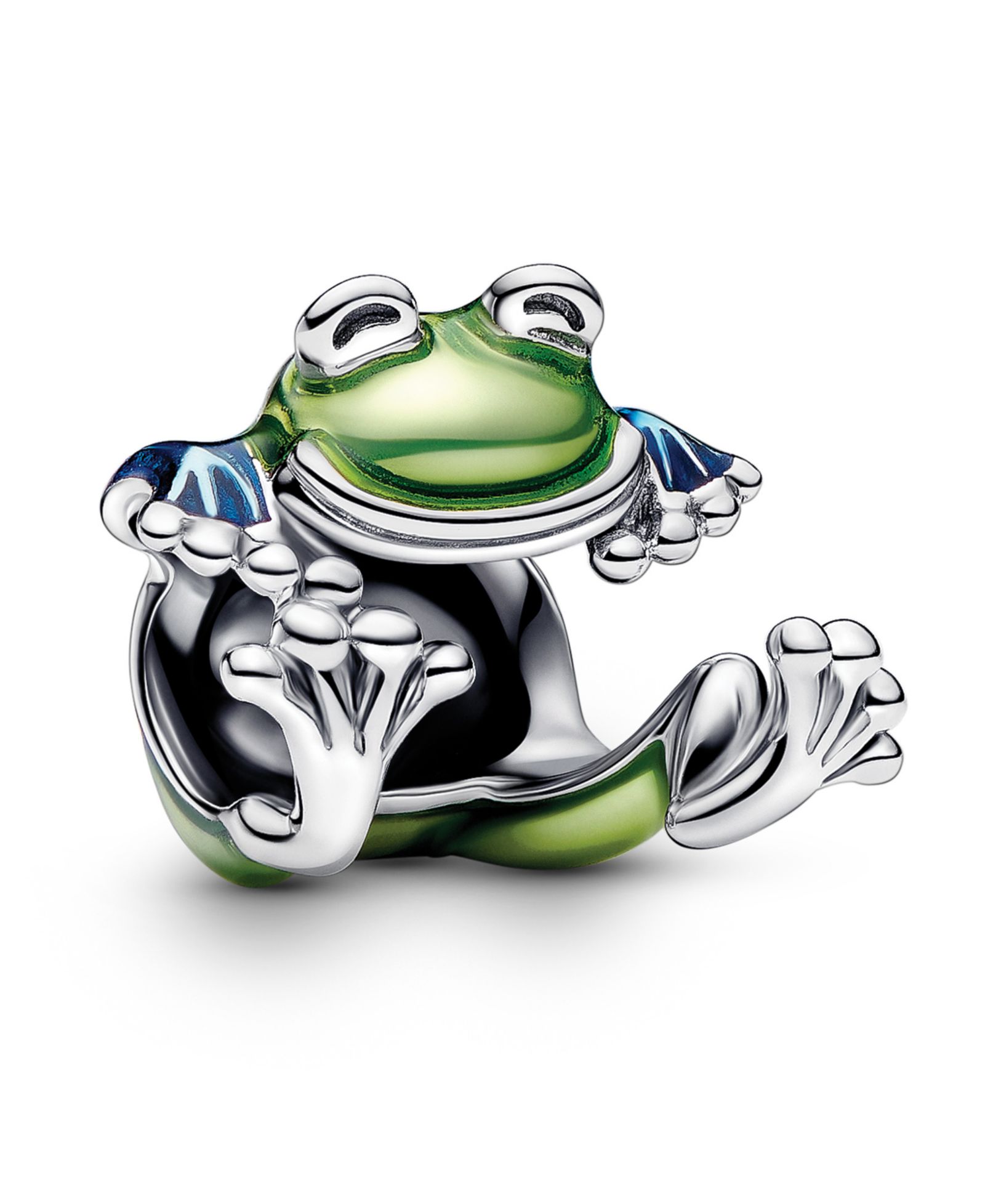 Подвеска Pandora Sterling Silver Climbing Frog Charm