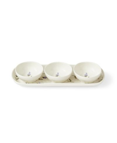 Portmeirion Sophie Conran Lavandula 4-Piece Bowl & Tray Set