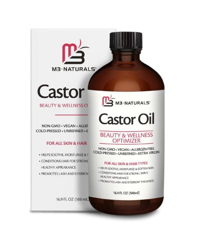 M3 Масло касторовое 500mL для ухода за волосами, кожей и телом