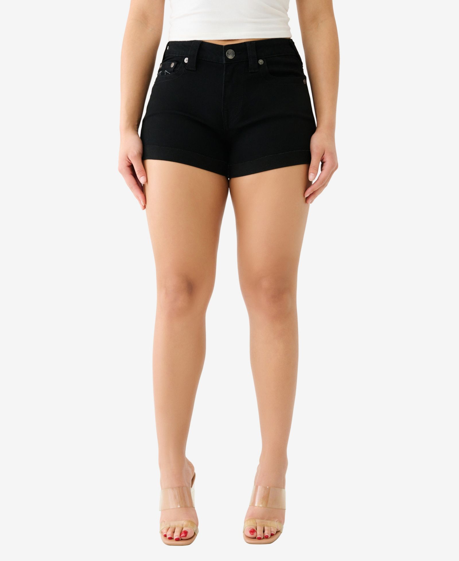 Женские шорты True Religion Jennie Curvy Rolled