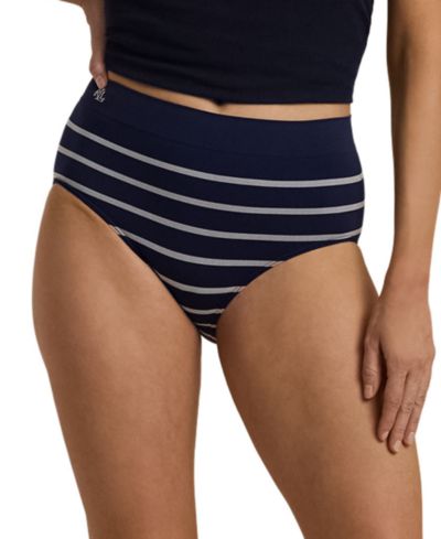 Женские трусы Lauren Ralph Lauren Seamless Striped High-Rise 4L0094
