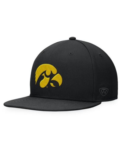Мужская кепка Top of the World Iowa Hawkeyes Fitted, черная