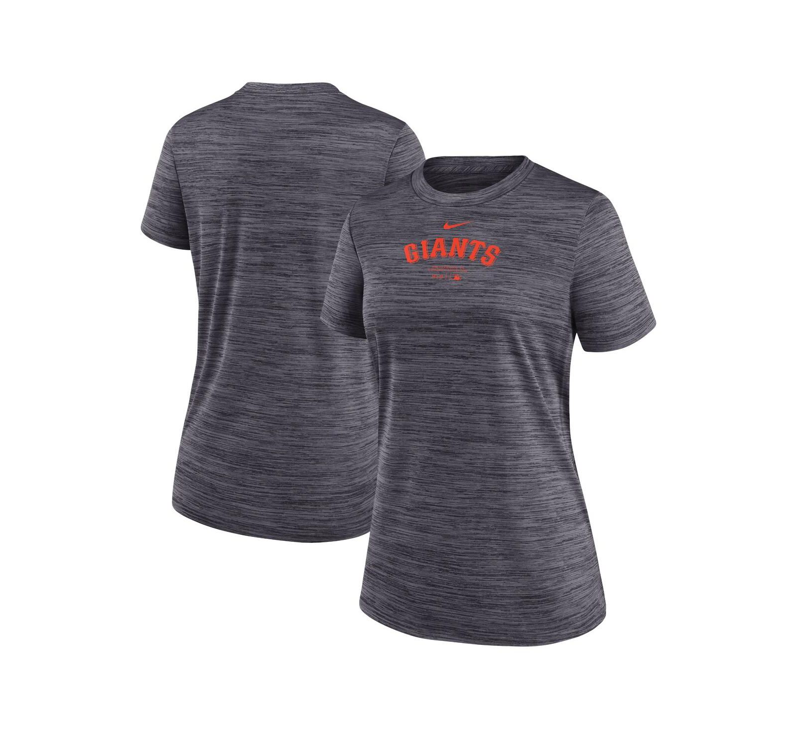 Women's Nike Black San Francisco Giants Authentic Collection Velocity Performance T-shirt