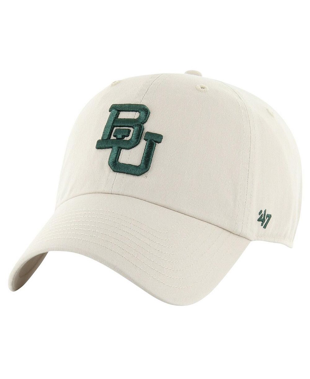 Мужская регулируемая кепка '47 Brand Cream Distressed Baylor Bears Vintage-Like Clean Up