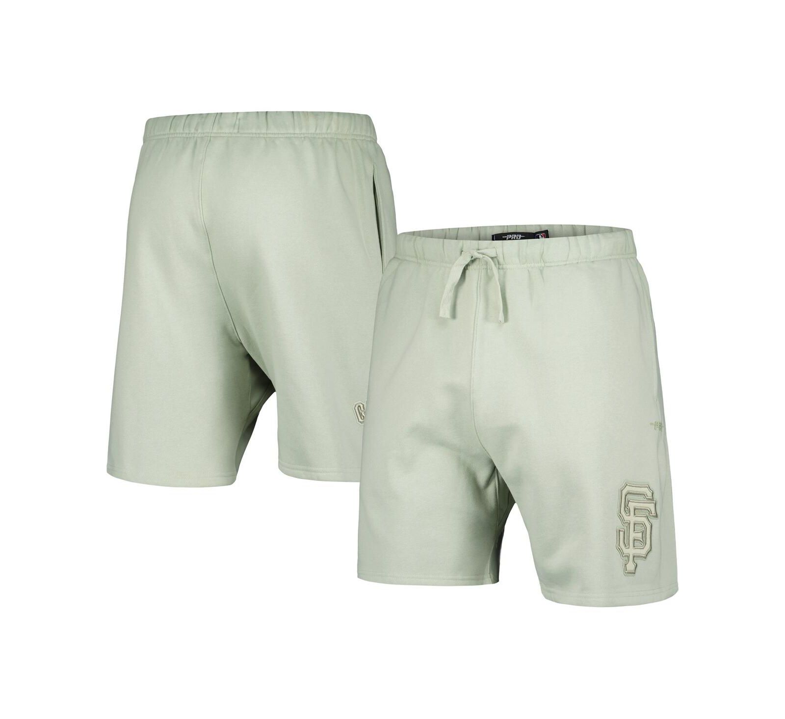 Мужские шорты Pro Standard Light Green San Francisco Giants Neutral Fleece