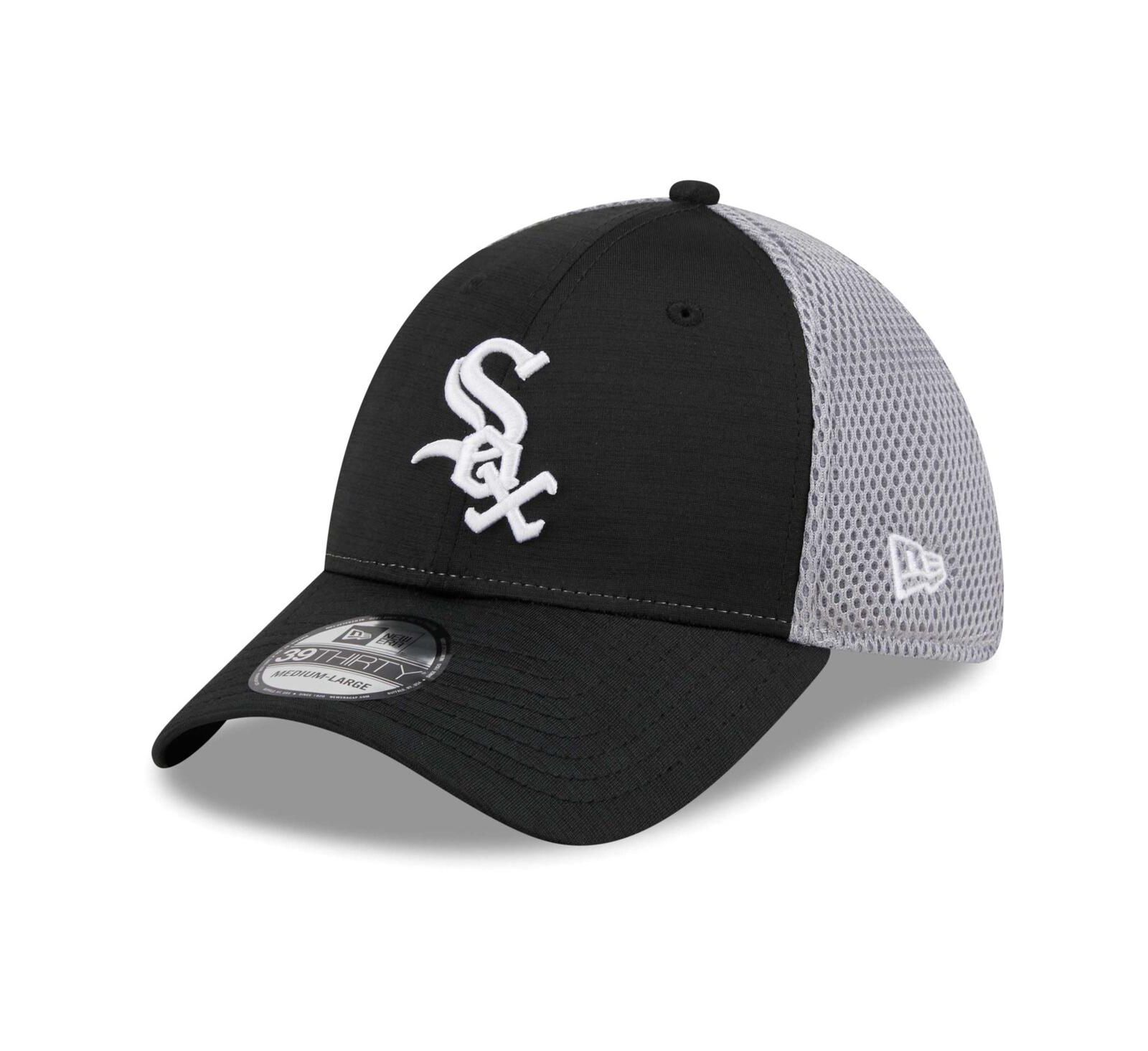 Мужская кепка New Era Black Chicago White Sox Neo 39THIRTY Flex Hat