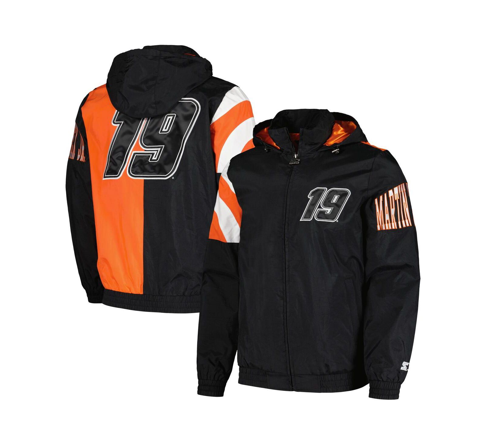 Мужская куртка Starter Black Martin Truex Jr Red Zone Full-Zip