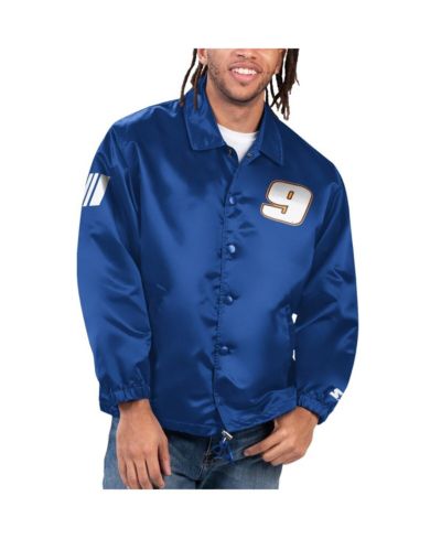 Куртка Starter Men's Royal Chase Elliott Option Route Full-Snap Coaches Jacket