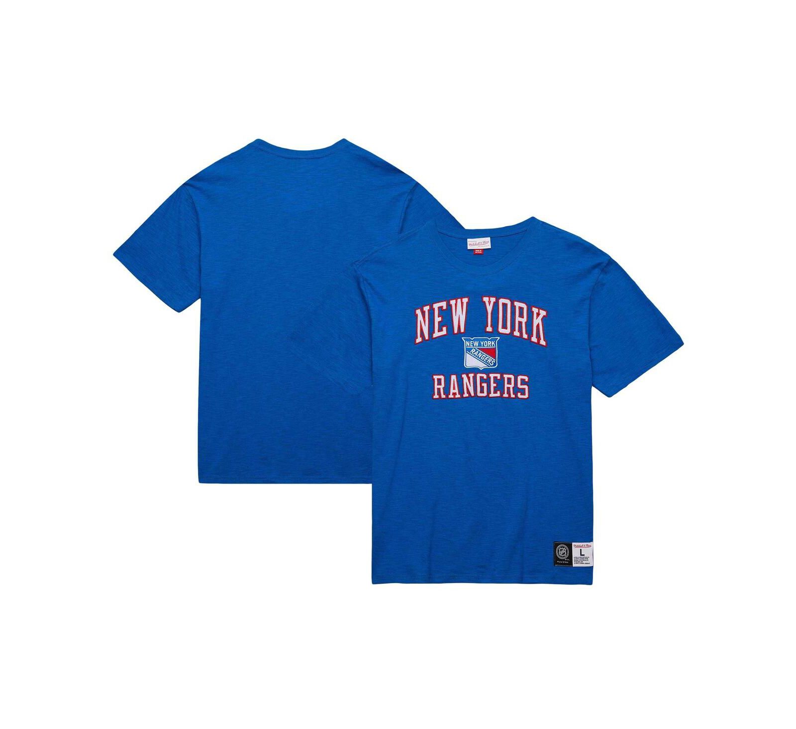 Men's Mitchell & Ness Blue New York Rangers Legendary Slub T-shirt