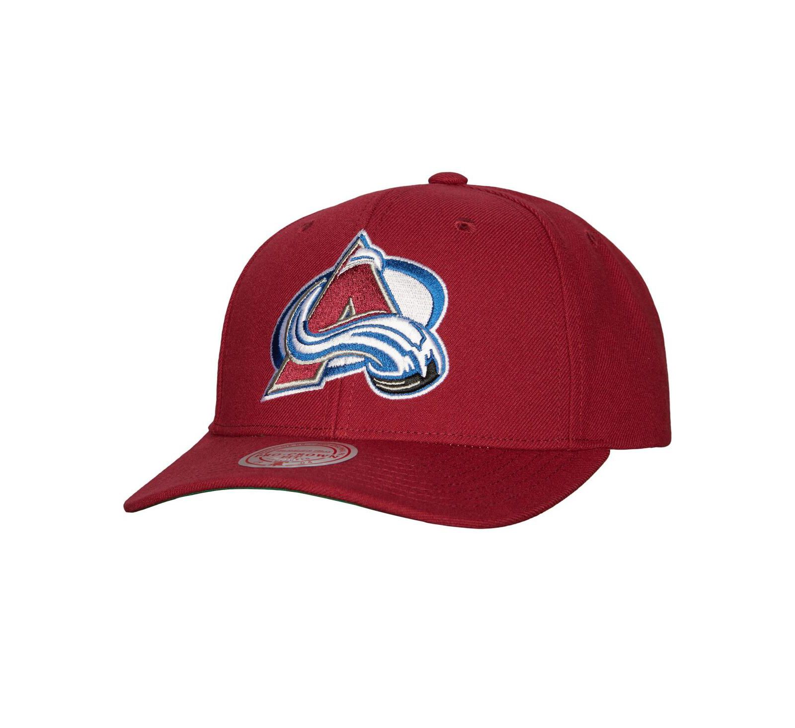 Mitchell & Ness Мужская регулируемая кепка Colorado Avalanche Team Ground Pro