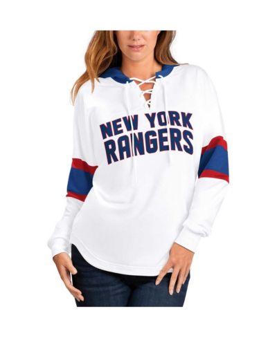 Женская футболка G-III 4Her by Carl Banks New York Rangers Goal Zone с длинным рукавом