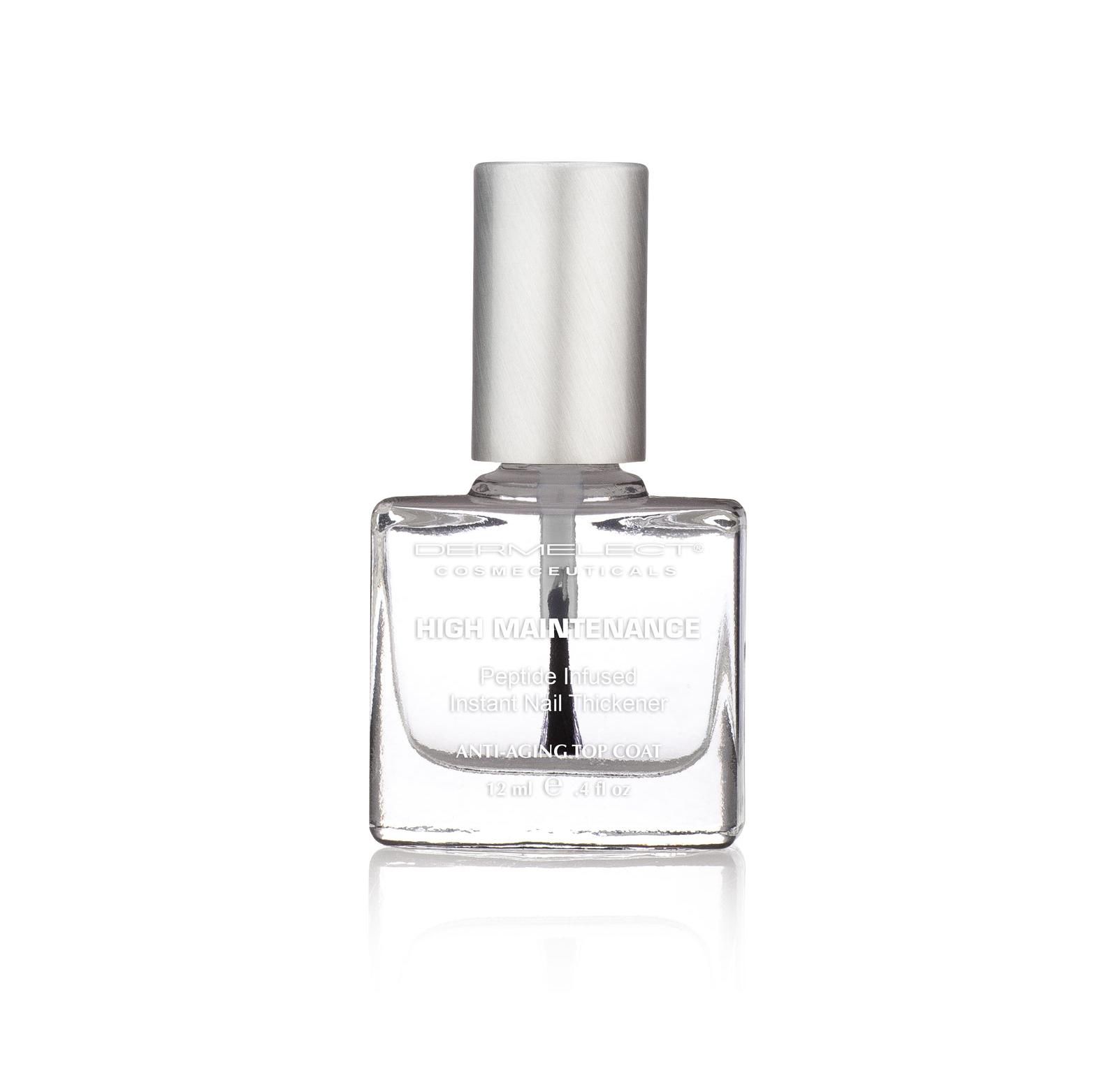 Dermelect HIGH MAINTENANCE Мгновенный загуститель для ногтей Top Coat